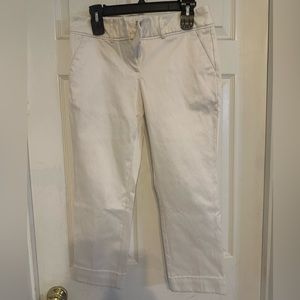 Capri Pants, jeans look but soft with a cotton, polyester, spandex blend.